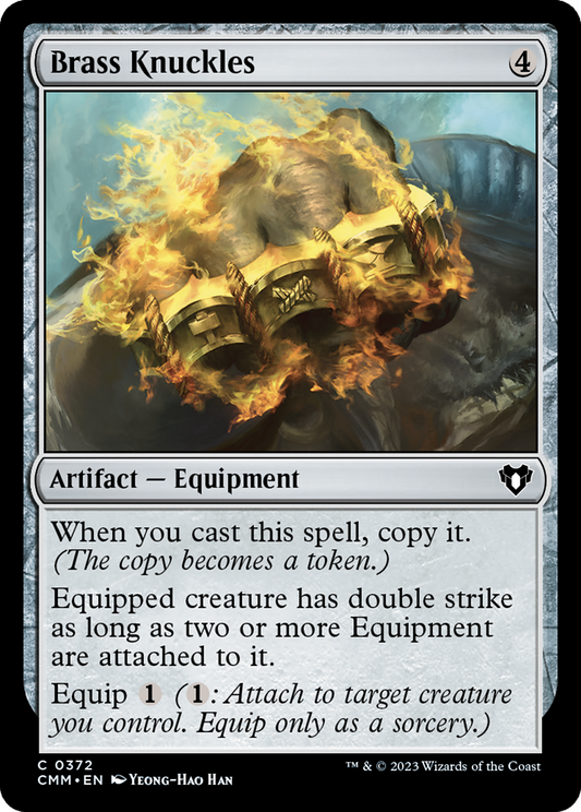 Brass Knuckles [Commander Masters] Foil