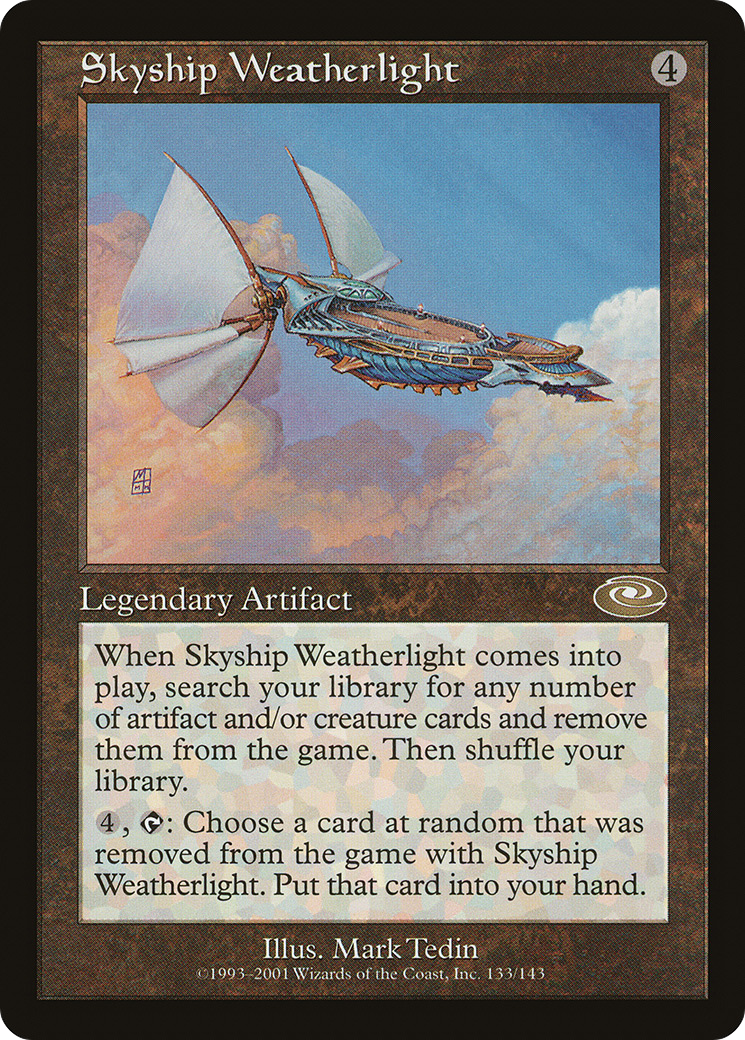 Skyship Weatherlight (Mark Tedin) [Planeshift] | Silver Goblin