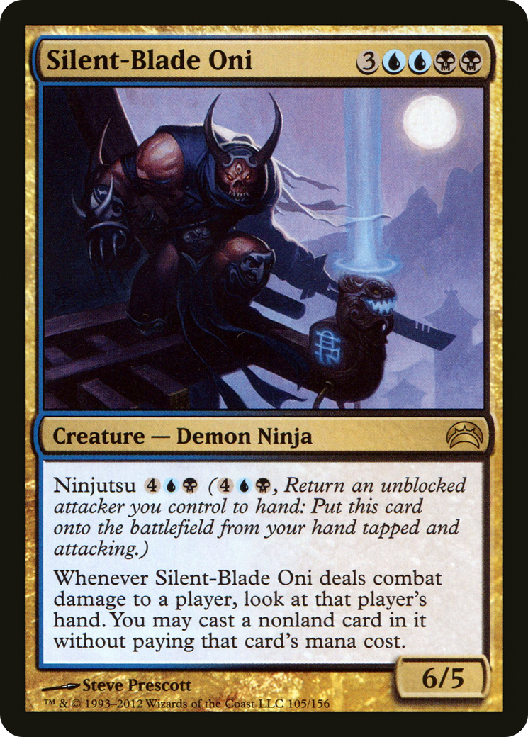 Silent-Blade Oni (105) Foil - Planechase 2012