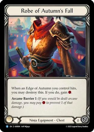 Robe of Autumn's Fall (ASR004) Rainbow Foil - Armory Deck: Ira