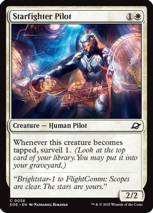 Starfighter Pilot (038) Foil - Edge of Eternities