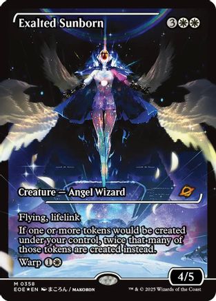 Exalted Sunborn (Showcase) (358) Foil - Edge of Eternities