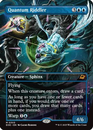 Quantum Riddler (Borderless) (305) - Edge of Eternities