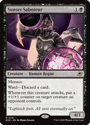 Sunset Saboteur (116) Foil - Edge of Eternities