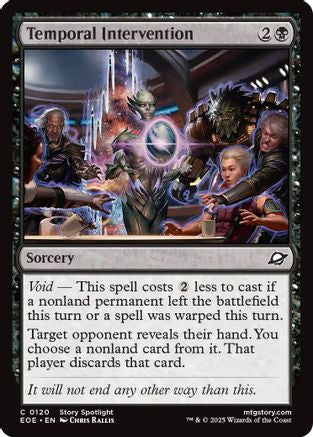 Temporal Intervention (120) Foil - Edge of Eternities