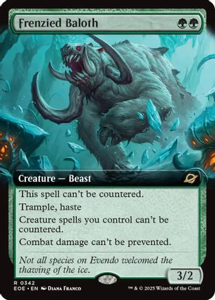 Frenzied Baloth (Extended Art) (342) Foil - Edge of Eternities