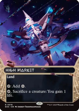 High Market (Borderless) (018) - Edge of Eternities: Stellar Sights