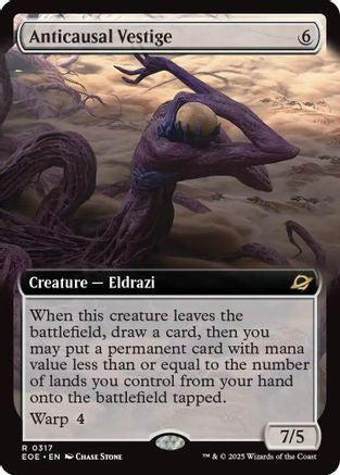 Anticausal Vestige (Extended Art) (317) Foil - Edge of Eternities