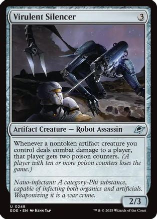 Virulent Silencer (248) Foil - Edge of Eternities