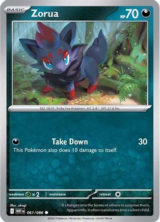 Zorua (61) - White Flare