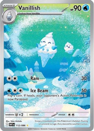 Vanillish (112) Holofoil - White Flare