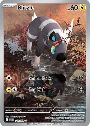 Blitzle (114) Holofoil - White Flare