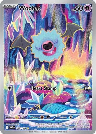 Woobat (119) Holofoil - White Flare