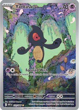 Yamask - 122/086 (122) Holofoil - SV White Flare