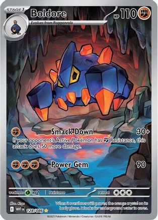 Boldore (128) Holofoil - White Flare