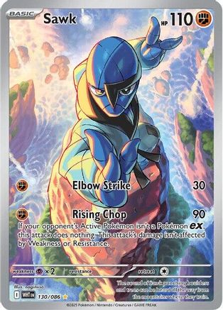 Sawk (130) Holofoil - White Flare