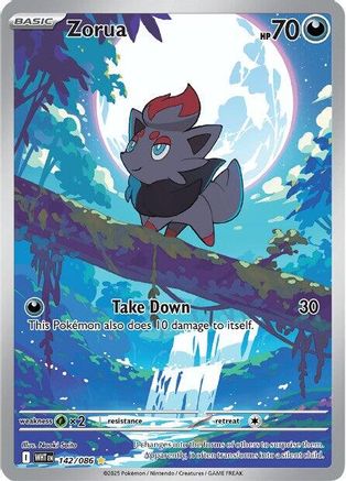 Zorua (142) Holofoil - White Flare