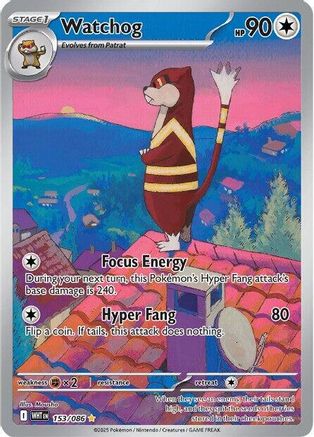 Watchog (153) Holofoil - White Flare