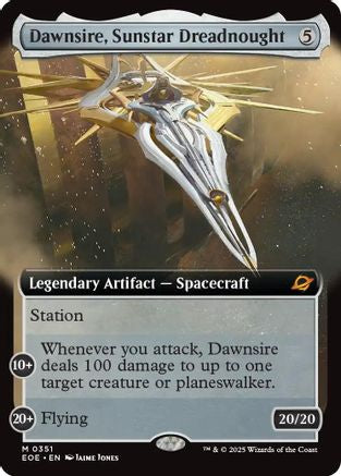 Dawnsire, Sunstar Dreadnought (Extended Art) (351) Foil - Edge of Eternities