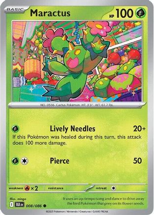 Maractus (8) Reverse Holofoil - Black Bolt