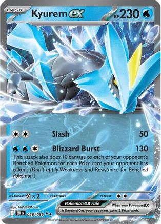 Kyurem ex (28) Holofoil - Black Bolt