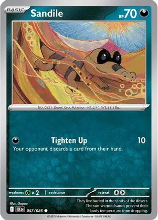 Sandile (57) Reverse Holofoil - Black Bolt