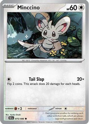 Minccino (75) Reverse Holofoil - Black Bolt