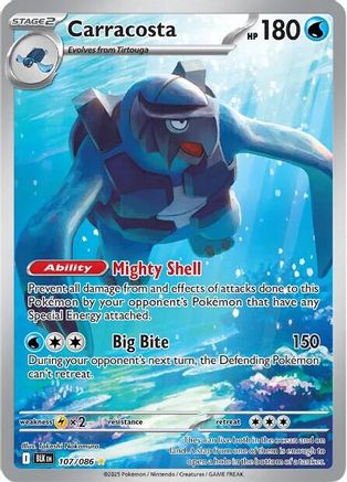 Carracosta - 107/086 (107) Holofoil - SV Black Bolt