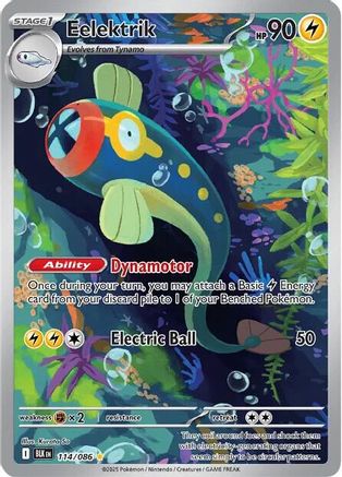 Eelektrik - 114/086 (114) Holofoil - SV Black Bolt