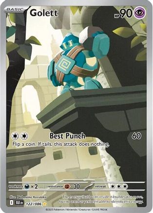 Golett (122) Holofoil - Black Bolt