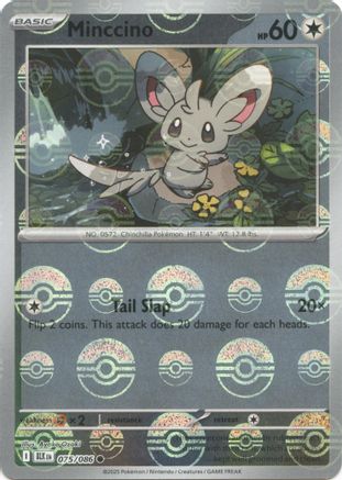 Cinccino (Poke Ball Pattern) (76) Holofoil - Black Bolt