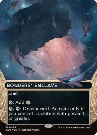 Bonders' Enclave (Borderless) (094) Galaxy Foil - Edge of Eternities: Stellar Sights