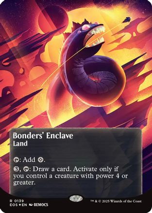 Bonders' Enclave (Borderless) (139) Galaxy Foil - Edge of Eternities: Stellar Sights