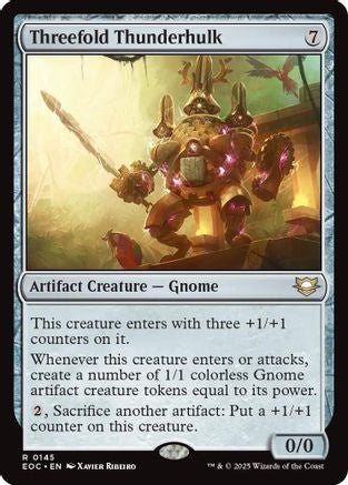 Threefold Thunderhulk (145) - Commander: Edge of Eternities