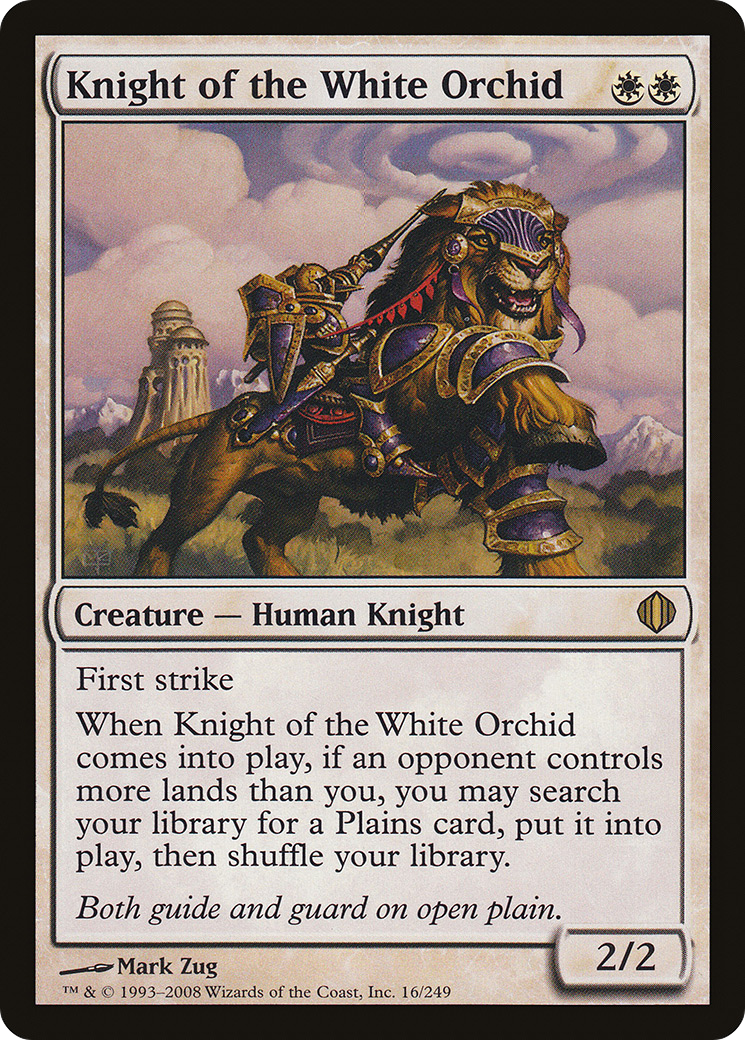 Knight of the White Orchid (016) Foil - Shards of Alara