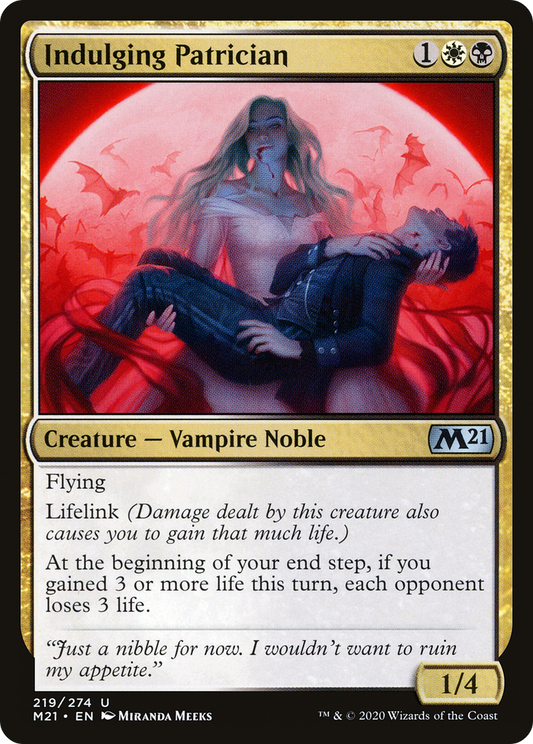 Indulging Patrician [Core Set 2021] Foil