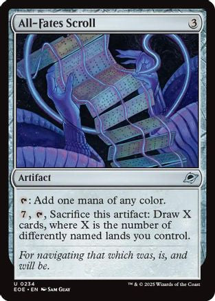 All-Fates Scroll (234) Foil - Edge of Eternities