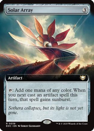 Solar Array (Extended Art) (038) - Commander: Edge of Eternities