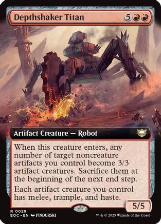 Depthshaker Titan (Extended Art) (029) - Commander: Edge of Eternities