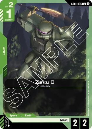 Zaku II (GD01-035) - Newtype Rising