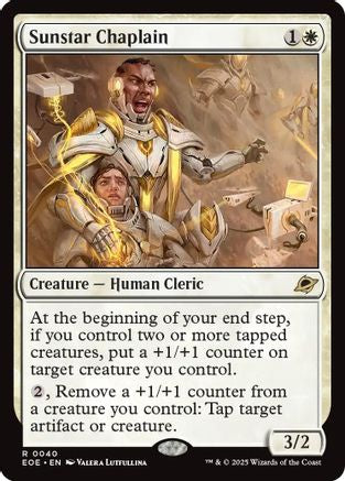 Sunstar Chaplain (040) Foil - Edge of Eternities