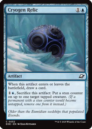 Cryogen Relic (052) Foil - Edge of Eternities