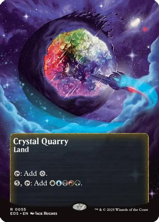 Crystal Quarry (Borderless) (055) - Edge of Eternities: Stellar Sights