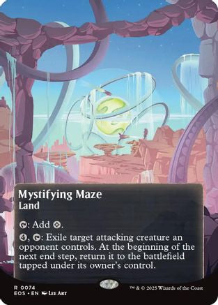 Mystifying Maze (Borderless) (074) Foil - Edge of Eternities: Stellar Sights