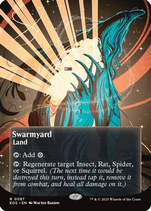 Swarmyard (Borderless) (087) Foil - Edge of Eternities: Stellar Sights