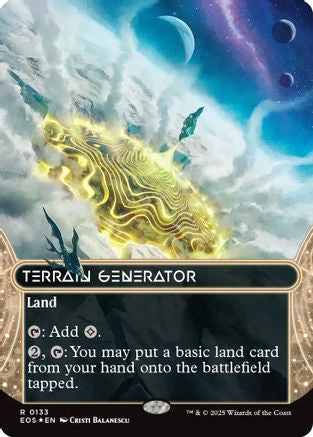 Terrain Generator (Borderless) (133) Galaxy Foil - Edge of Eternities: Stellar Sights