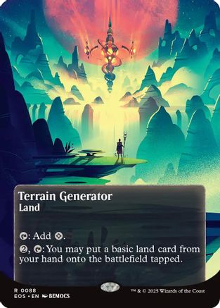 Terrain Generator (Borderless) (088) Foil - Edge of Eternities: Stellar Sights