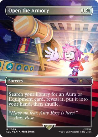 Open the Armory (2089) (Rainbow Foil) (2089) Foil - Secret Lair Drop Series