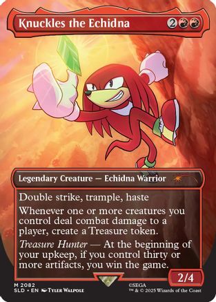 Knuckles the Echidna (2082) - Secret Lair Drop Series