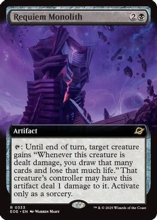 Requiem Monolith (Extended Art) (333) - Edge of Eternities